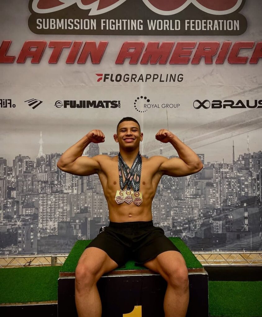 David Matheus foi um dos atletas que tiveram participação na alavancada do time de Melqui Galvão no ranking do ADCC Open.