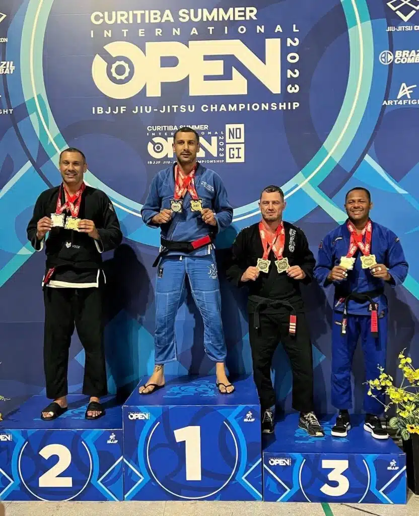 Felipe Oliveira é um assíduo competidor de Jiu-Jitsu