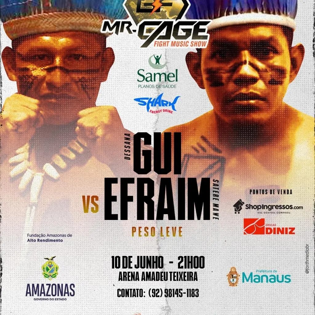 WhatsApp Image 2022 06 07 at 18.20.32 VF Comunica Evento de Bibiano, BF Mr Cage terá duelo inédito entre indígenas