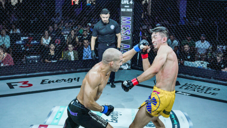 Copy of UFL 3 Ethan411 VF Comunica Jackson Samurai celebrates dominant UFL win