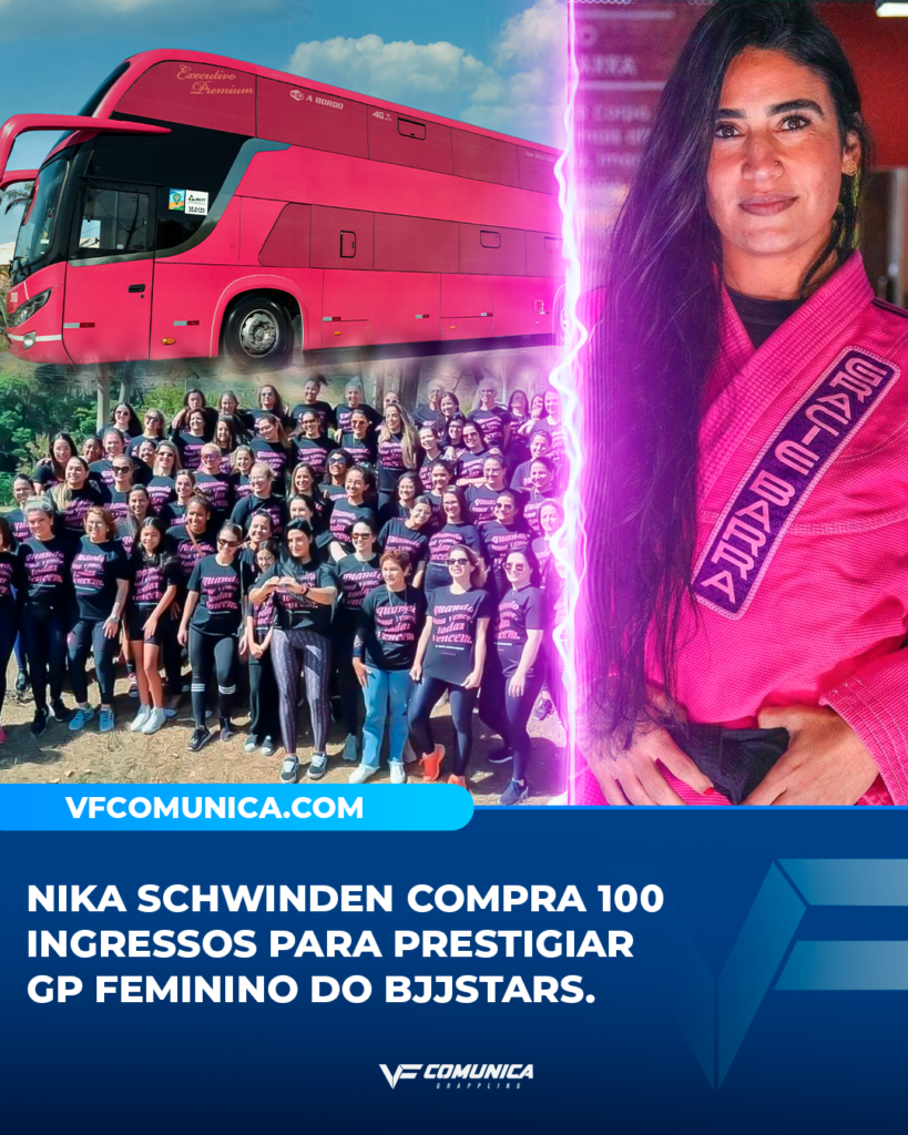 GP Feminino do BJJ Stars: gesto notável de Nika Schwinden 1 INFORMACAO 3 VF Comunica GP Feminino do BJJ Stars: gesto notável de Nika Schwinden