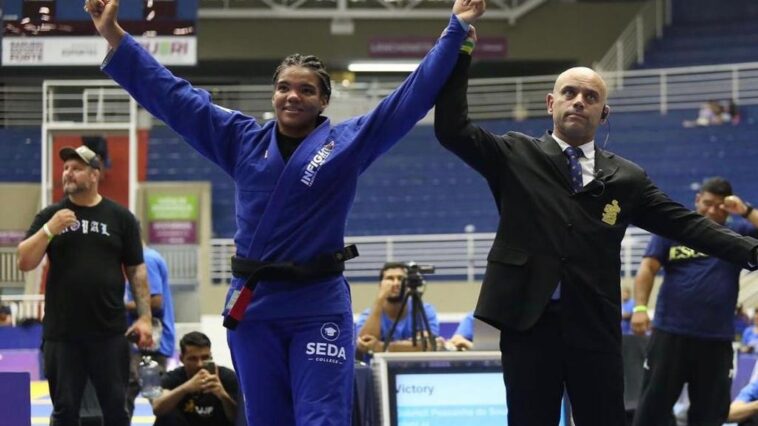 WhatsApp Image 2023 08 15 at 10.52.29 VF Comunica Gabi Pessanha é favorita ao título do GP Peso Pesado no BJJ Stars 11