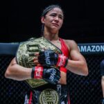 Allycia Rodrigues1 VF Comunica Allycia Rodrigues almeja ser campeã em duas divisões do ONE: “quero fazer história”