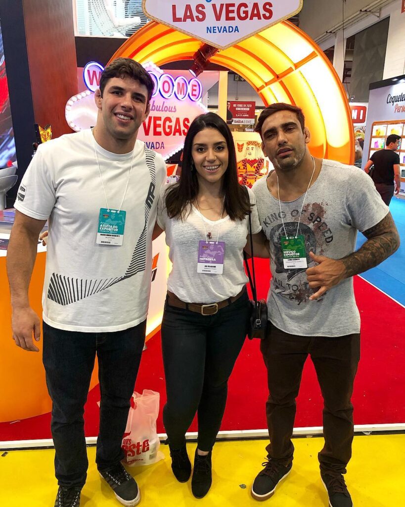 Marcus Buchecha, Ana and Leandro Lo. Photo: Personal Archive