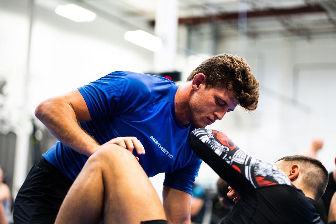 Nicholas Meregali em treino na New Wave. Foto: Divulgação/Fight Asthetic