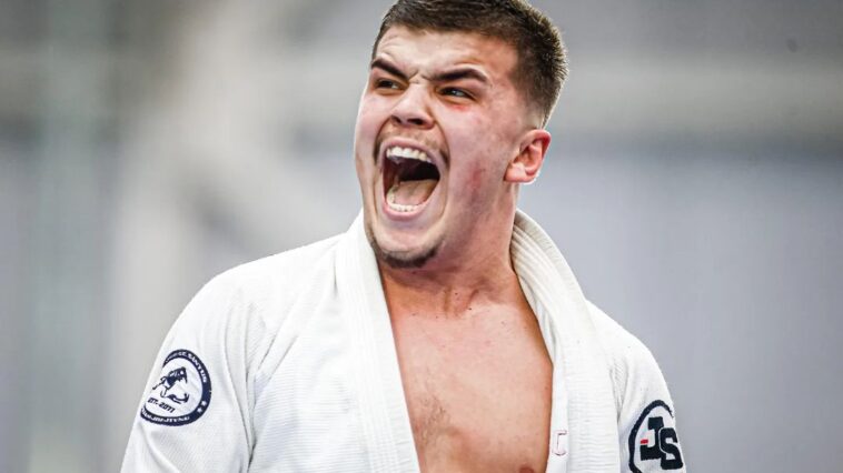 Bruno Henrique se tornou campeão absoluto do Nacional Irlandês nas modalidades com e sem kimono. Foto: Reprodução/Instagram