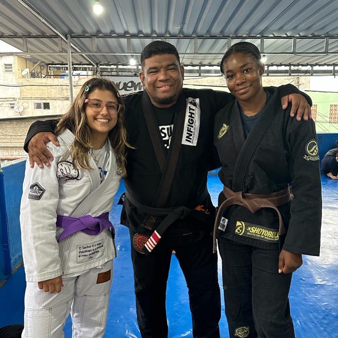 Jasmine ferrari, Marcio de Deus e Nia Blackman. Foto: Reprodução/Instagram