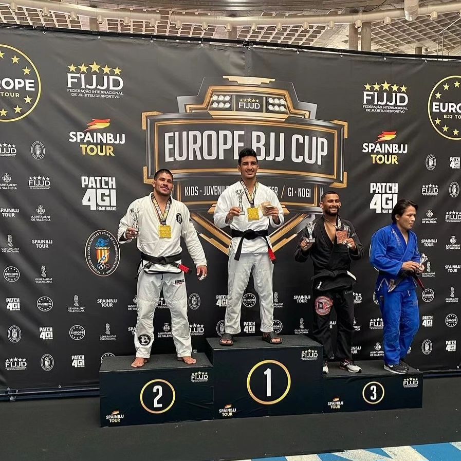 Jhonathan Marques foi o destaque do Europe BJJ Cup. Foto: Divulgação/FIJJD
