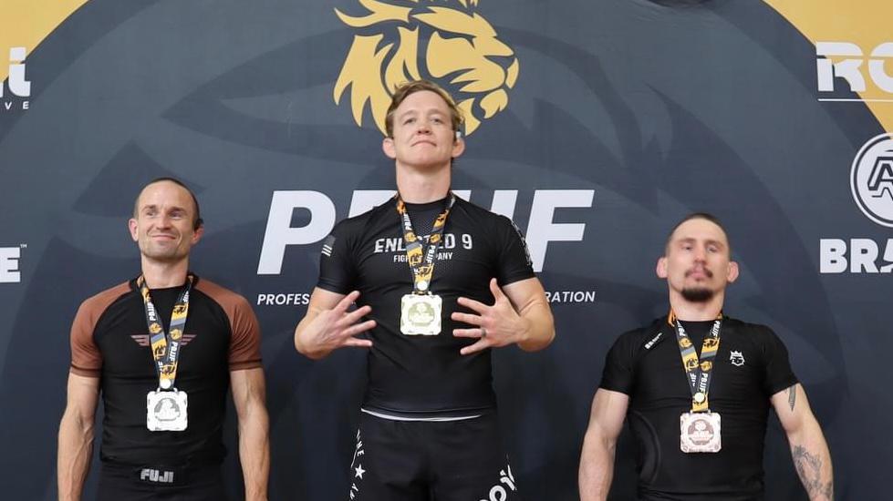 WhatsApp Image 2023 10 02 at 16.26.49 VF Comunica Former UFC fighter wins triple gold in PBJJF tourney