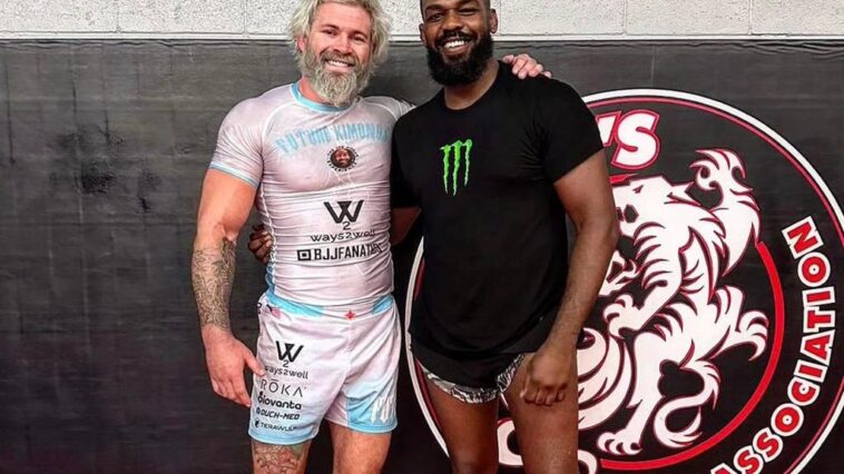 Gordon Ryan e Jon Jones treinaram na Jackson's MMA Association. Foto: Reprodução/Instagram