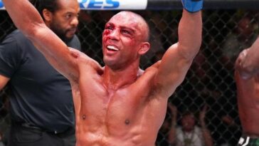 Edson Barboza derrotou Spdiq Ysuff na luta principal do UFC Vegas 81. Foto: Divulgação/UFC Brasil