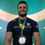 Ruan Alvarenga se tornou campeão brasileiro sem kimono. Foto: Divulgação/CBJJ