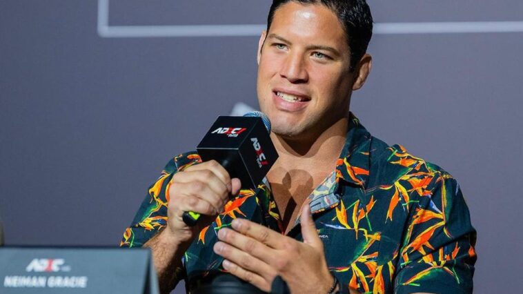 Neiman Gracie está escalado na luta principal do ADXC contra Ben Henderson. Foto: Divulgação/ADXC