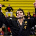 Caio Almeida vibra após conquistar uma vitória. Foto: Lu Nivers Athletics