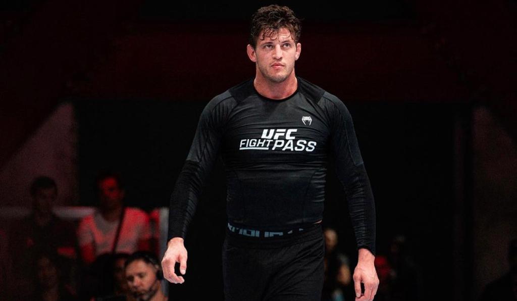 Nicholas Meregali durante o UFC Fight Pass Invitational 4. Foto: Levi Ventura