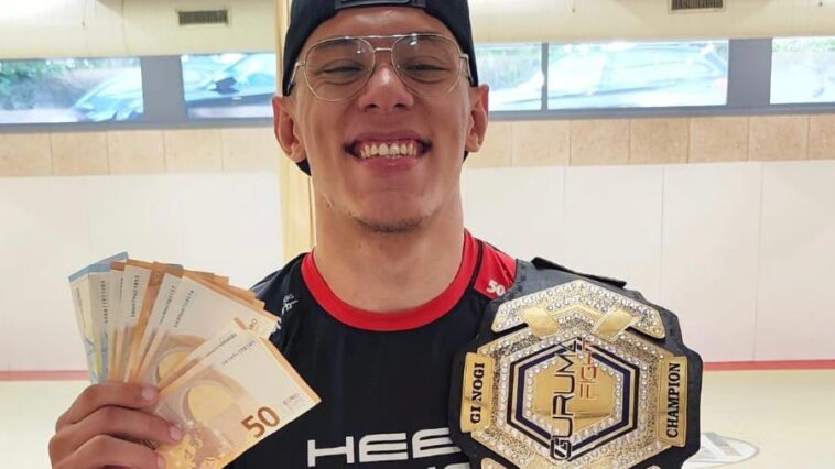 Bernardo Passos foi campeão do GP Guruma, na França. Foto: Reprodução/Instagram