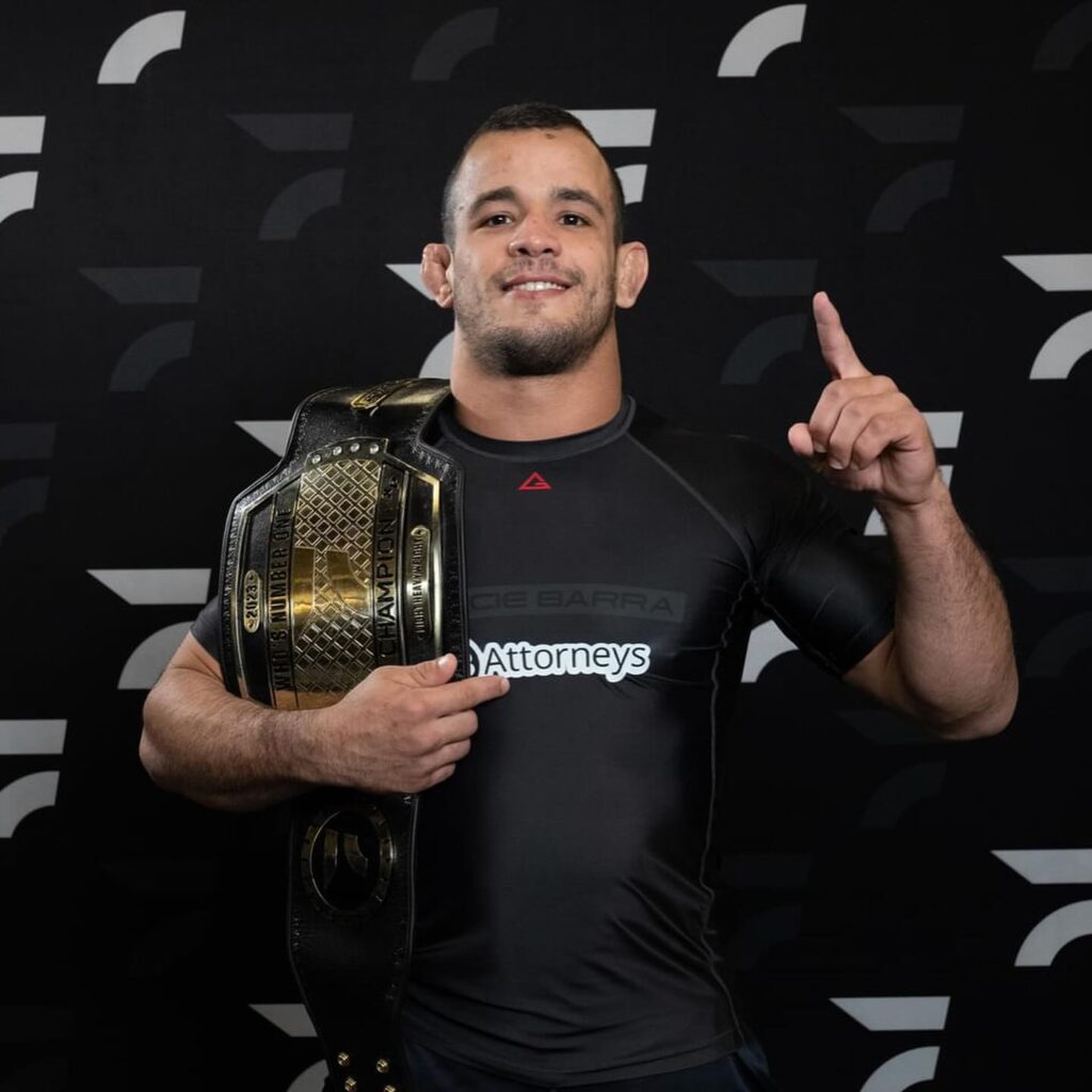 Pedro Marinho é o campeão meio-pesado do WNO. Foto: Divulgação/Flo Grappling