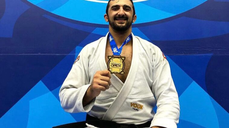 Guilherme Labertucci foi o campeão absoluto do São Paulo Opne. Foto: Reprodução/CBJJ