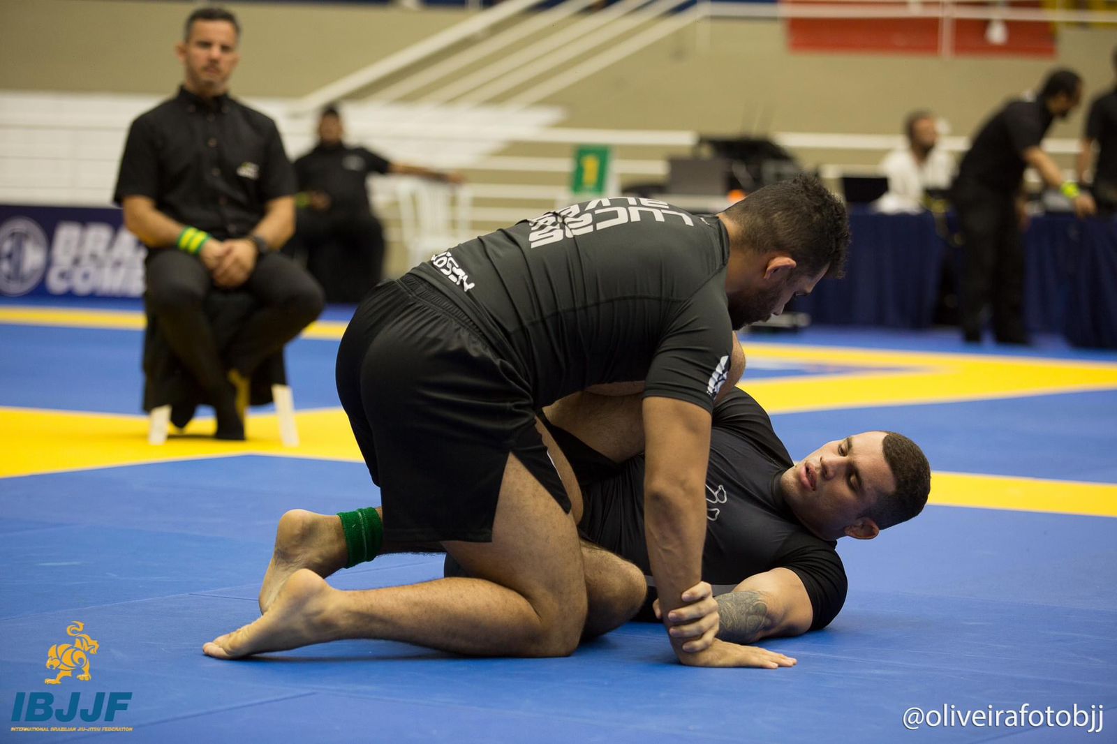 Vinicius Lessa em ação no São Paulo Open Nogi. Foto: Oliveira Foto/IBJJF