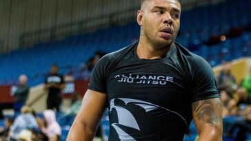 Guilherme Augusto é um dos principais nomes do pesadíssimo no Jiu-Jitsu. Foto: Lael Rodrigues