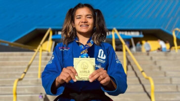 WhatsApp Image 2023 12 17 at 14.04.44 VF Comunica Atual campeã Mundial, Maria Luiza Nunes quer repetir feito na faixa-preta