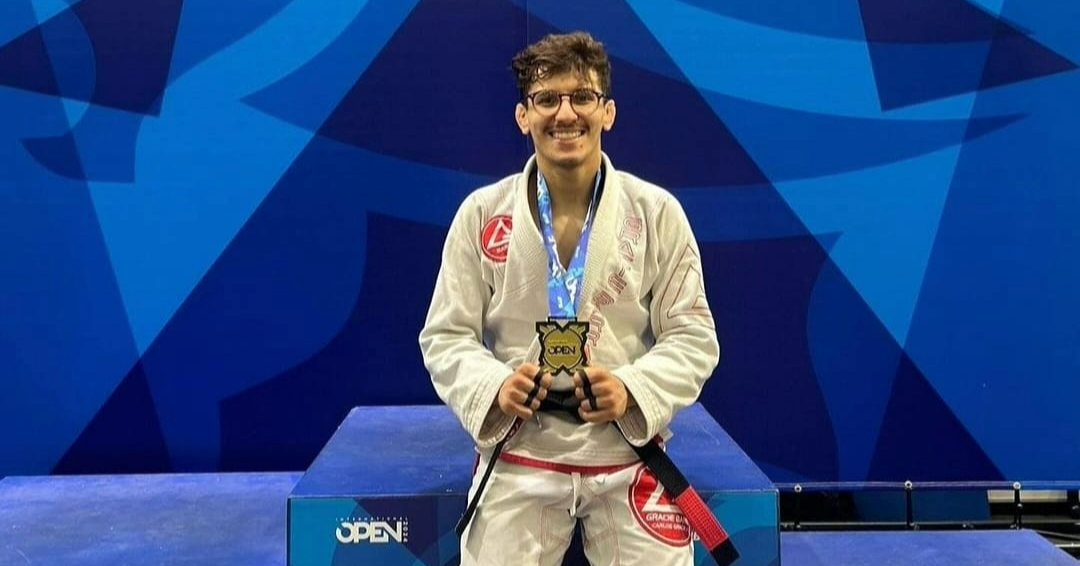WhatsApp Image 2024 03 08 at 11.29.21 VF Comunica Lucas Castro, from GB Chandler, leaves the comfort zone to stand out at the IBJJF Pans