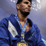 Gutemberg Pereira venceu o absoluto do Pan de Jiu-Jitsu da IBJJF, em 2024. Foto: Guilherme Mendes