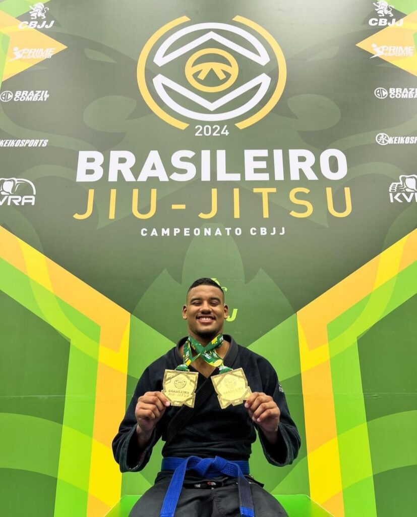 Maycon Gabriel brilhou no Campeonato Brasileiro de Jiu-Jitsu. Atleta do CT Emerson Martins foi campeão do absoluto pesado e da divisão de peso, juvenil 2.