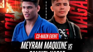 Meyram Maquine e Samuel Nagai vão duelar no BJJ Stars 12 em confronto de Jiu-Jitsu