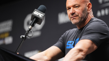 ufc president dana white seen 830037216 VF Comunica UFC 300: bônus de performance na edição histórica chega a R$ 1,5 milhão