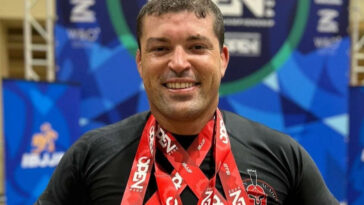 WhatsApp Image 2024 07 18 at 12.13.28 VF Comunica Guybson Sá, triple gold at the IBJJF Charlotte Open, wants the World Master title
