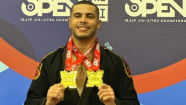 WhatsApp Image 2024 07 19 at 11.12.25 VF Comunica Ouro duplo em Open da IBJJF nos EUA, Pedro Rubim inicia jornada na elite da faixa-preta