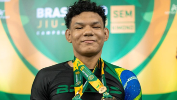 Kaua 1 VF Comunica Promessa do Jiu-Jitsu, Kauã Gabriel brinca e diz que é o 'azarão mais abençoado' do GP do BJJ Stars