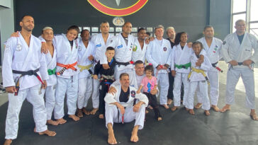 Promovendo inclusão social, Luiz Fux compartilha ensinamentos sobre o esporte com agentes de segurança e jovens do projeto Maré Top Team