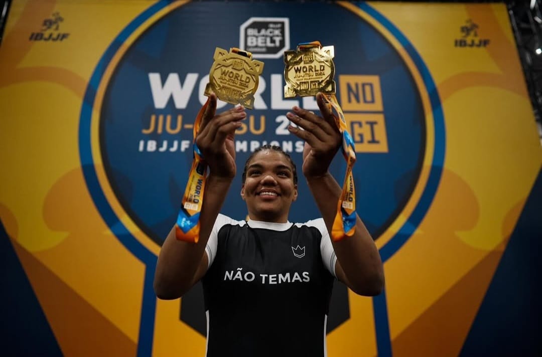 WhatsApp Image 2024 12 15 at 13.25.45 VF Comunica Mundial No Gi: Gabi Pessanha estreia no grappling com ouro duplo, em Vegas