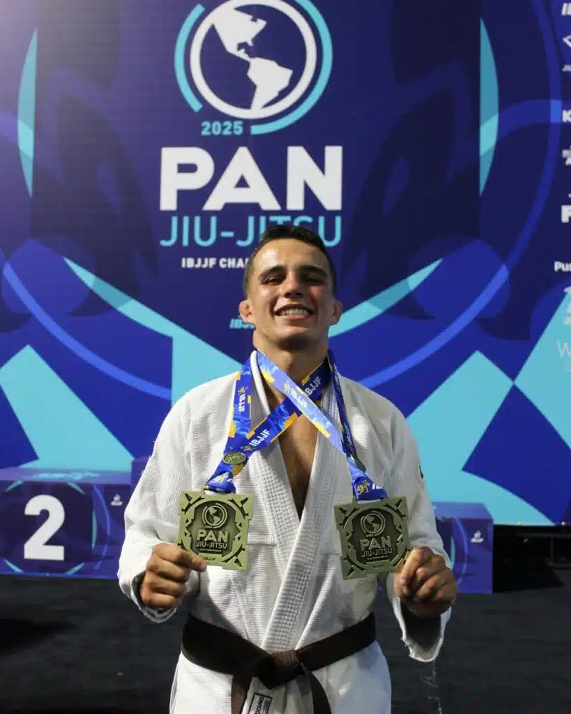 Márcio Cruz subiu ao pódio duas vezes no Pan, uma das principais competições do cronograma da IBJJF. 
