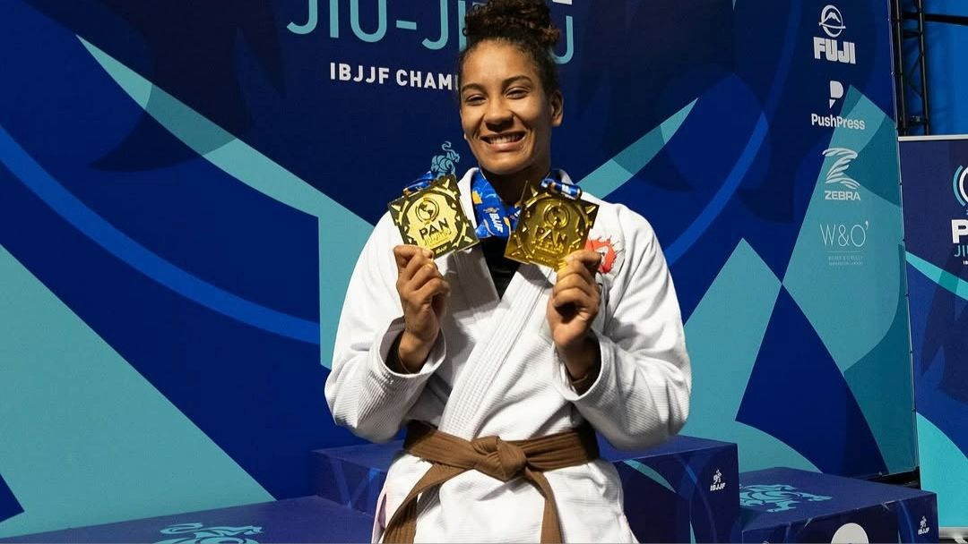 485673013 18494037196047863 5225464301715213731 n 1 VF Comunica Pan de Jiu-Jitsu: Jeferson 'Tijolo' e Raniele Alencar são campeões ouro duplo, nas faixas roxa e marrom