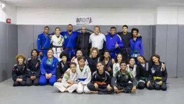 Sul-Americano de Jiu-Jitsu no Rio terá superluta de advogado e ação solidária 8 advogado tributarista Bruno Durão com os atletas da TMD House