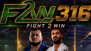 Wilson Bueno conquista o primeiro cinturão do Fight to Win no Brasil após finalização sobre Otávio Nalati na luta principal do F2W 316 🇧🇷🏆
