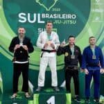 Felipe Souza conquista ouro no Sul-Brasileiro de Jiu-Jitsu e divide finais com o irmão 12 Felipe Souza conquistou o top do pódio com o irmão. Foto: Arquivo Pessoal