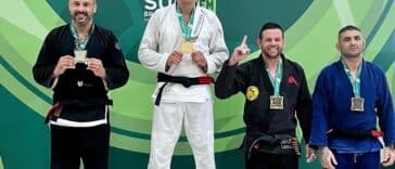 Felipe Souza conquistou o top do pódio com o irmão. Foto: Arquivo Pessoal
