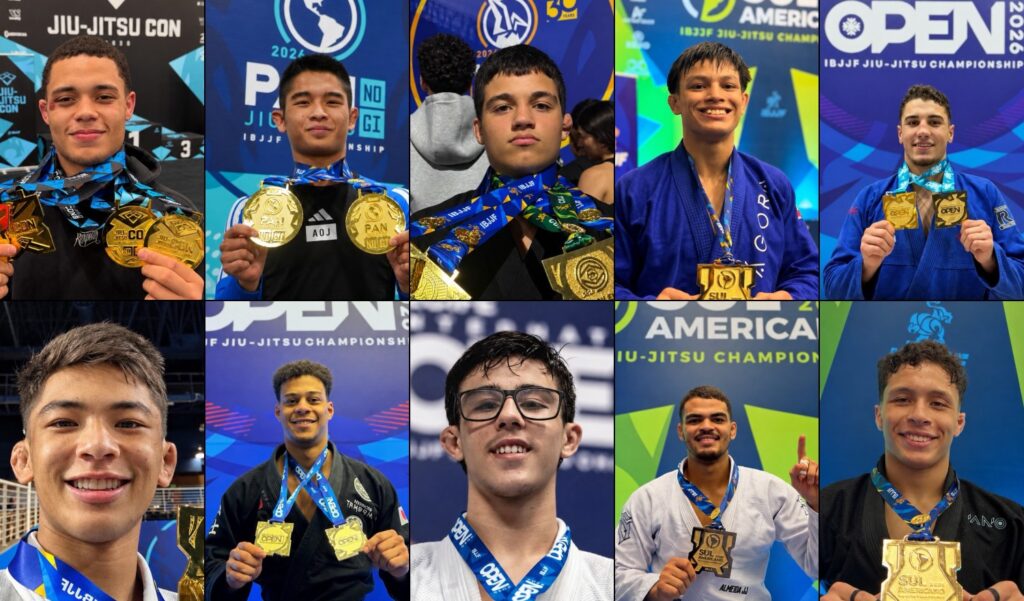 Dez talentos da nova geração do Jiu-Jitsu selecionados pela VF Comunica