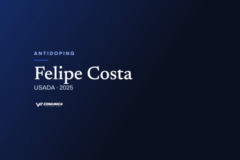 Felipe Costa aceita suspensão de um ano após exame no Mundial No-Gi de 2024 2 antidoping costa capa VF Comunica Felipe Costa aceita suspensão de um ano após exame no Mundial No-Gi de 2024