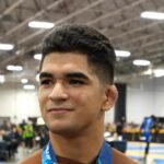 Hawann Hennye com a medalha de ouro do Pan No-Gi 2026
