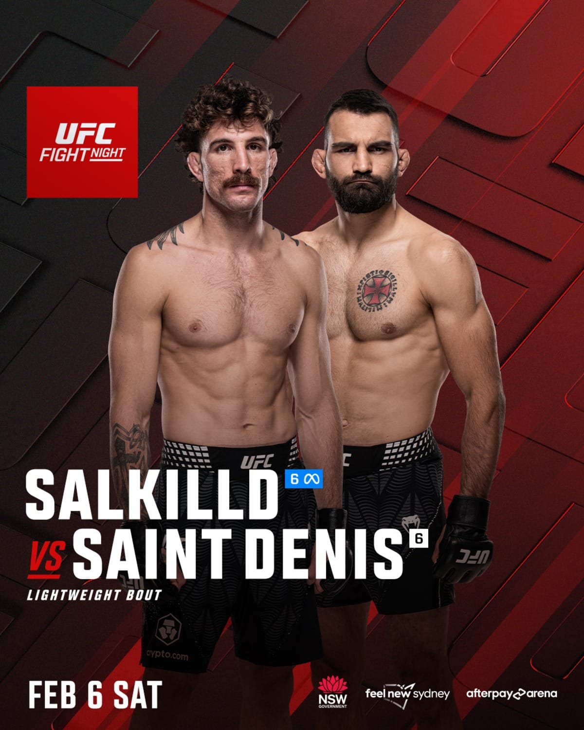 Quillan Salkilld vs. Benoit Saint Denis set for UFC Sydney