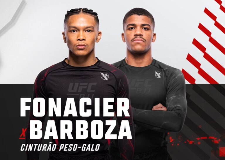 ufc bjj 13 fonacier barboza cinturao peso galo capa VF Comunica UFC BJJ 13: Kleber Barboza disputa o cinturão peso-galo com Jalen Fonacier; veja as lutas anunciadas