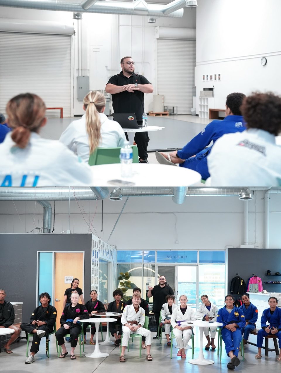 Palestra de Vitor Freitas para os atletas da equipe de Marcio André, no Arizona, foto 6