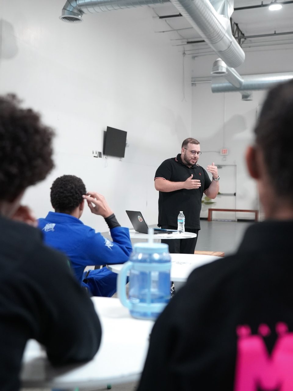 Palestra de Vitor Freitas para os atletas da equipe de Marcio André, no Arizona, foto 9