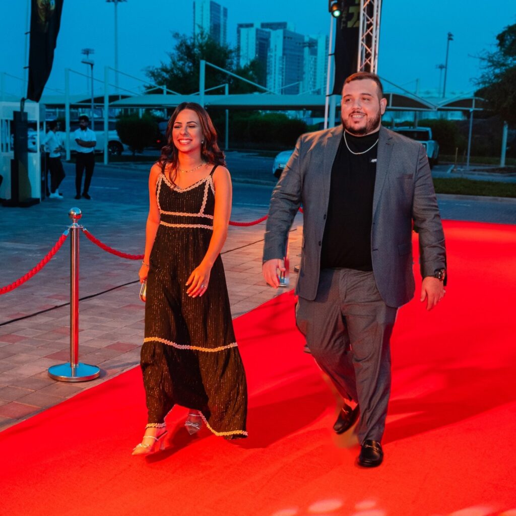 Vitor Freitas no tapete vermelho do World Pro, em Abu Dhabi